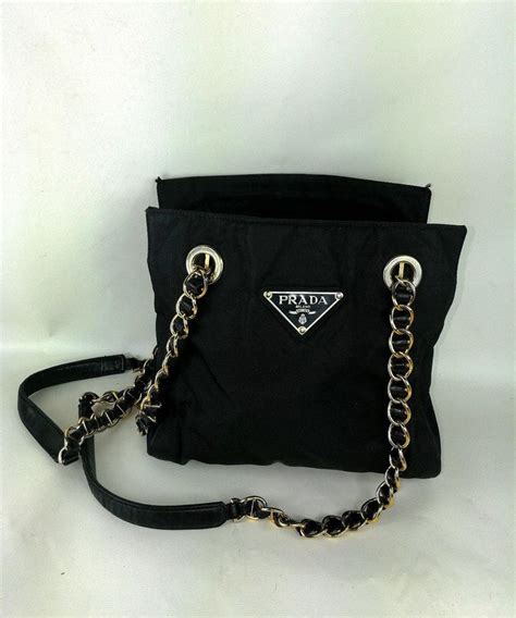 borsa prada nera e oro